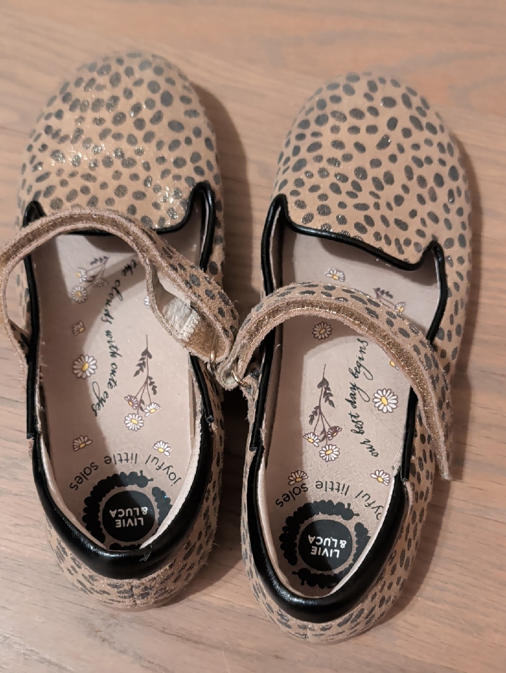 Livie & Luca Leopard-Print Mary Jane Shoes